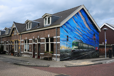 904639 Gezicht op de huizen 2e Daalsedijk 61 (rechts) -67 te Utrecht, met rechts de ingang van de Meidoornstraat en op ...